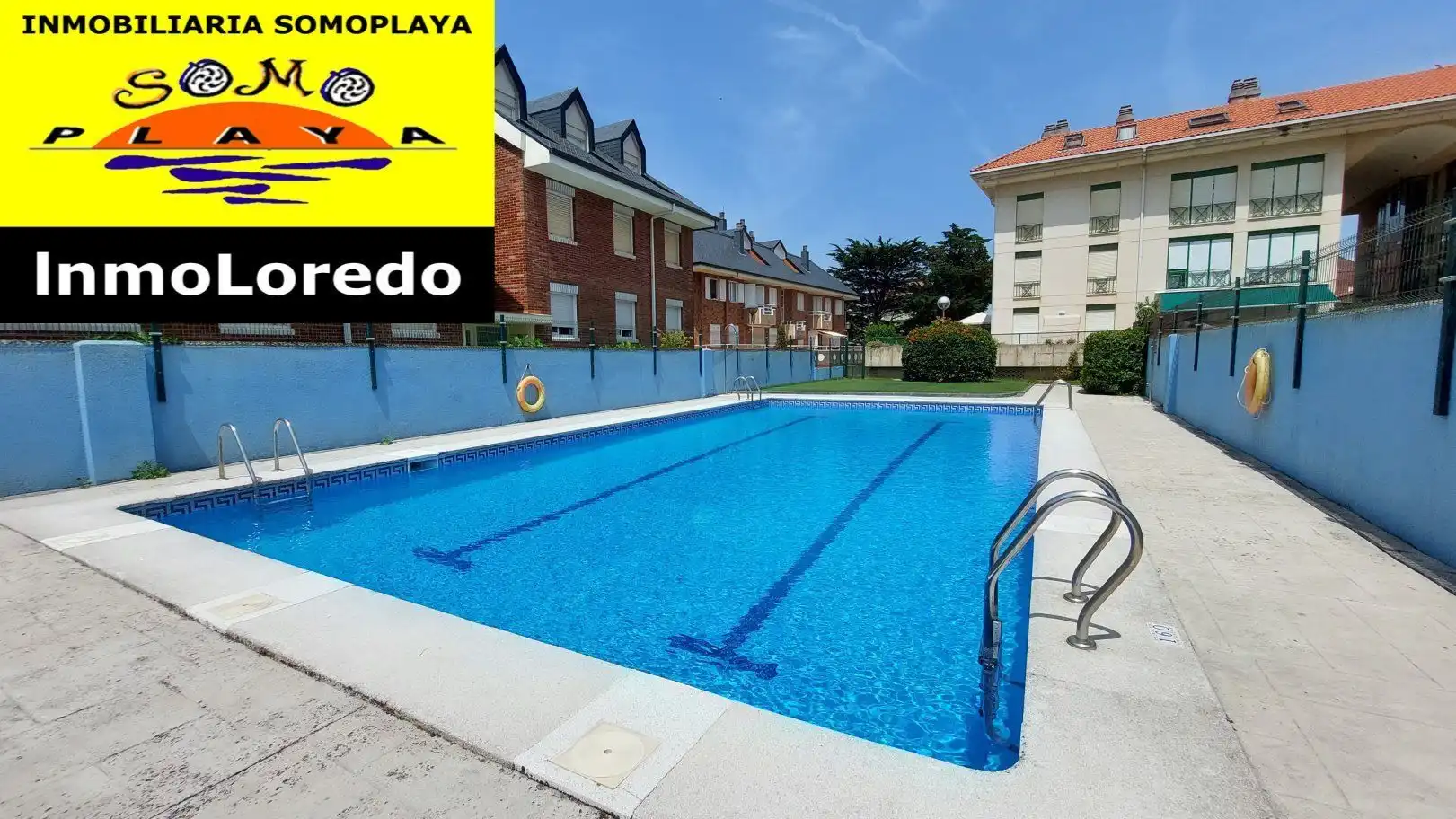 Schwimmbecken von Wohnung zur Miete in Ribamontán al Mar mit Terrasse, Möbliert und Gemeinschaftspool