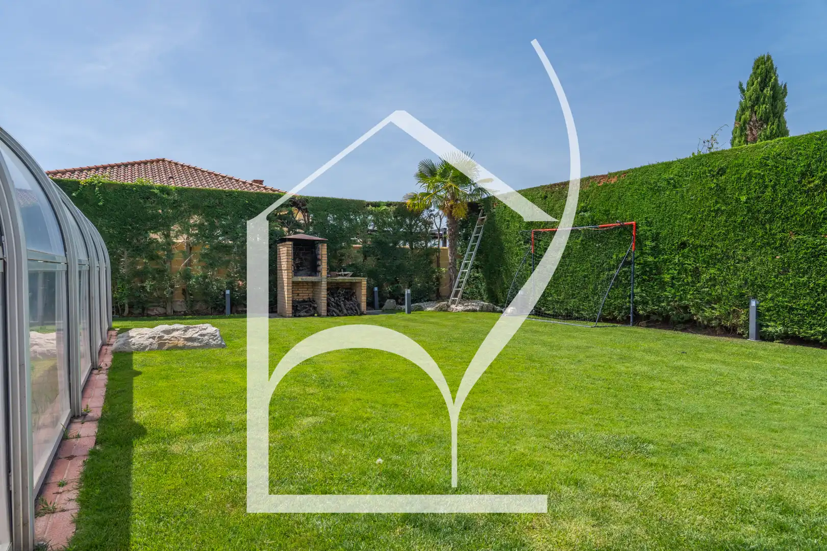 Jardín de Casa o chalet en venta en Villamayor con Aire acondicionado, Calefacción y Jardín privado