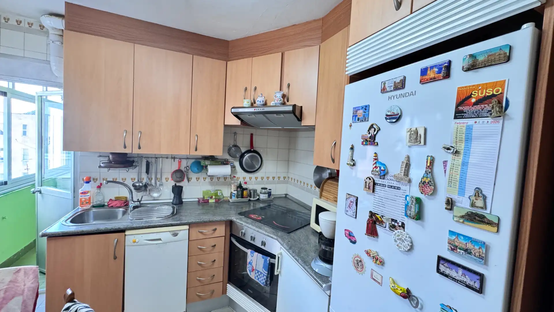 Cocina de Piso en venta en Arteixo con Parquet, Horno y Lavadora
