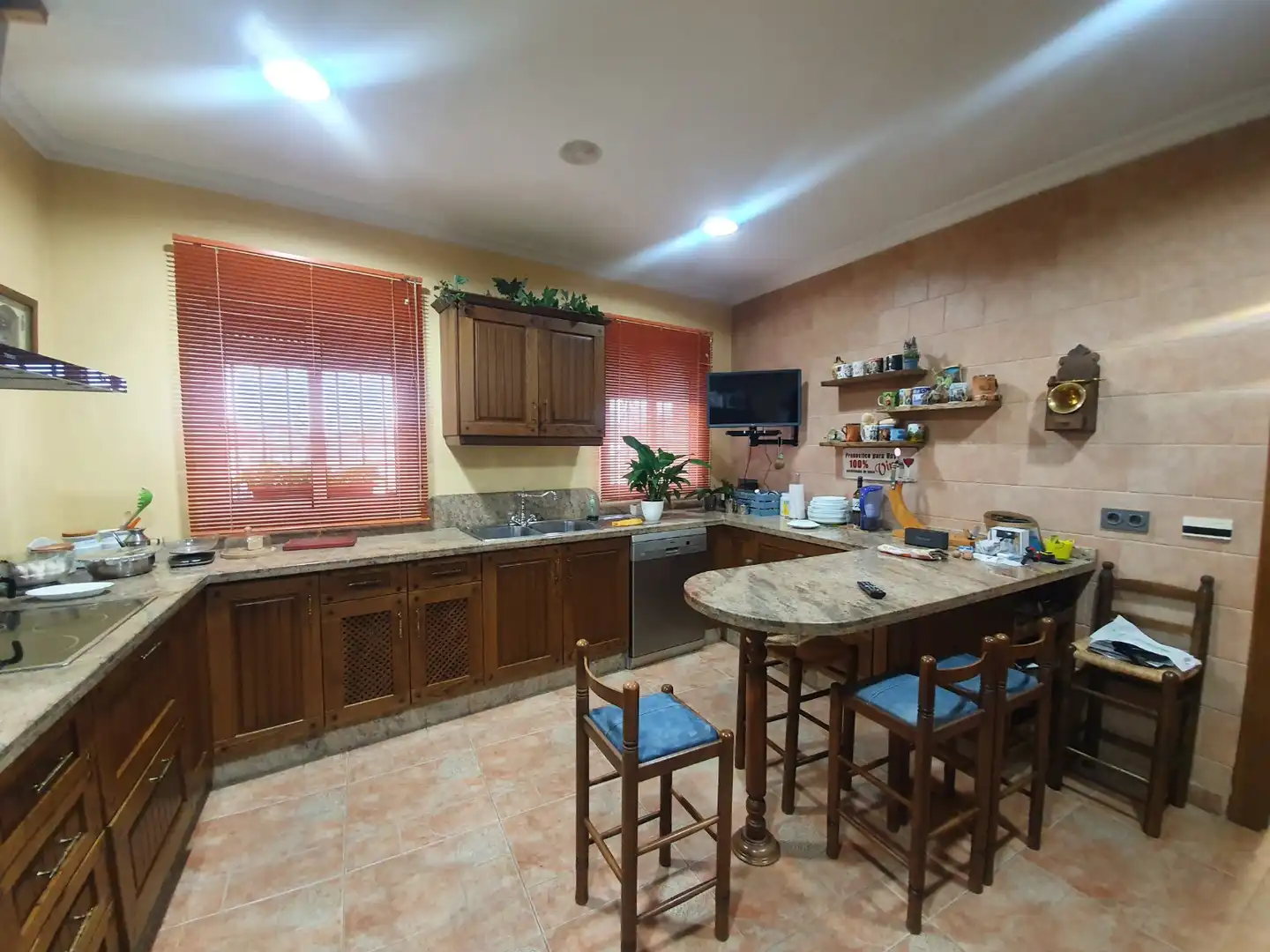 Cocina de Casa o chalet en venta en Cogollos de Guadix con Aire acondicionado, Jardín privado y Terraza