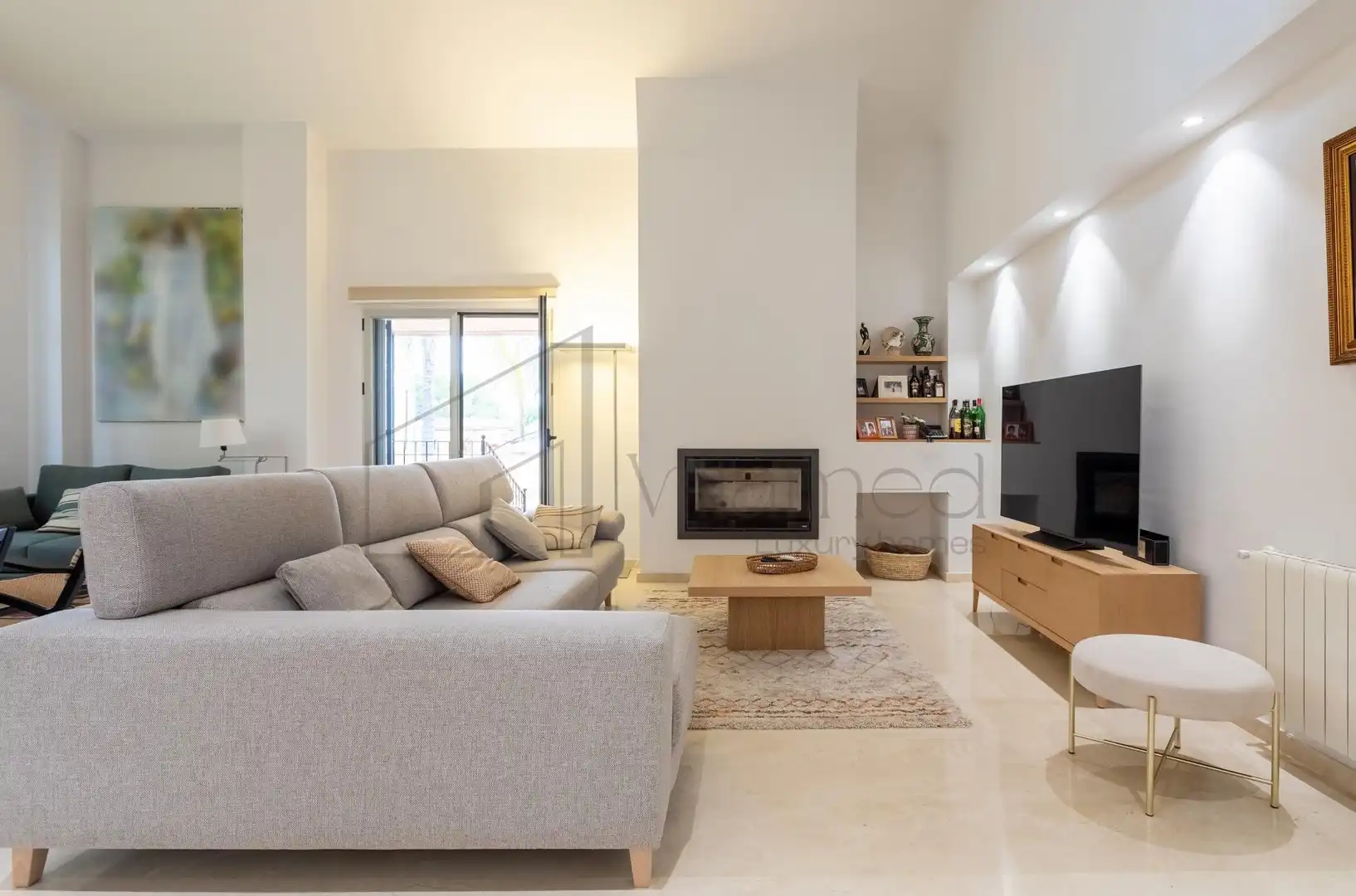 Living room of Houses for sale in L'Eliana  with Air Conditioner, Private garden and Terrace