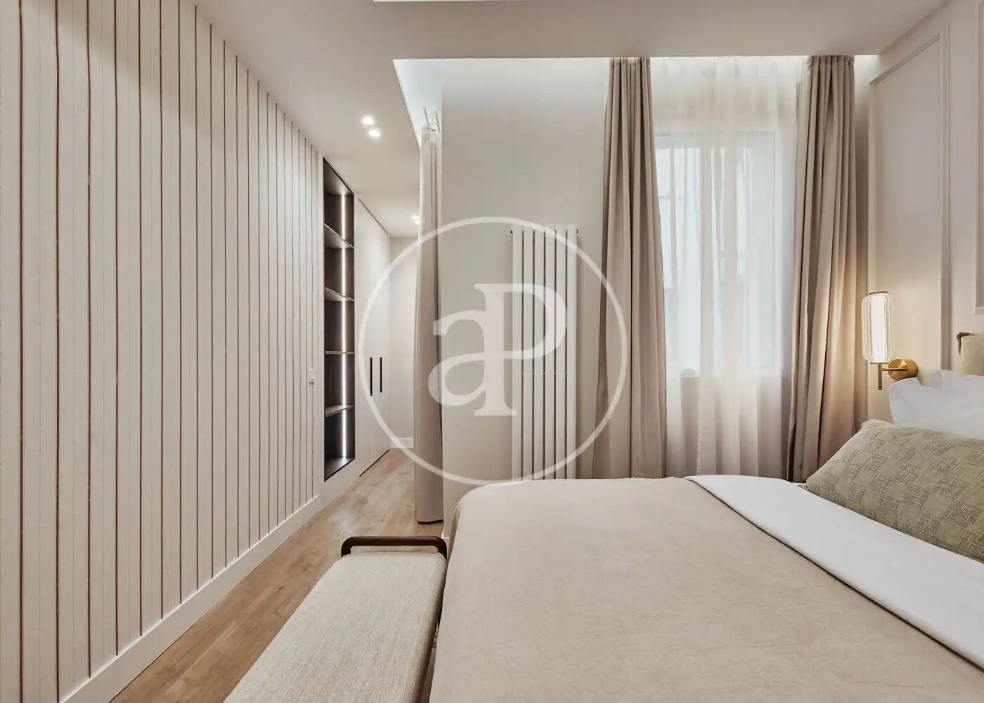 Schlafzimmer von Wohnung zum Verkauf in Madrid mit Klimaanlage, Heizung und Möbliert