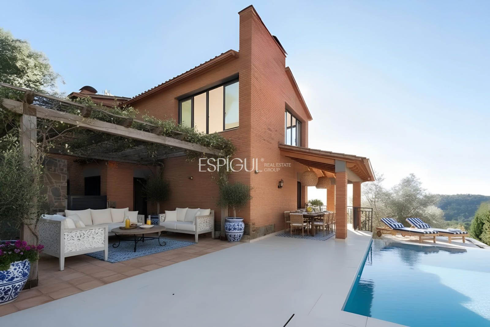 Terrace of House or chalet for sale in Matadepera  with Heating, Parquet flooring and Storage room