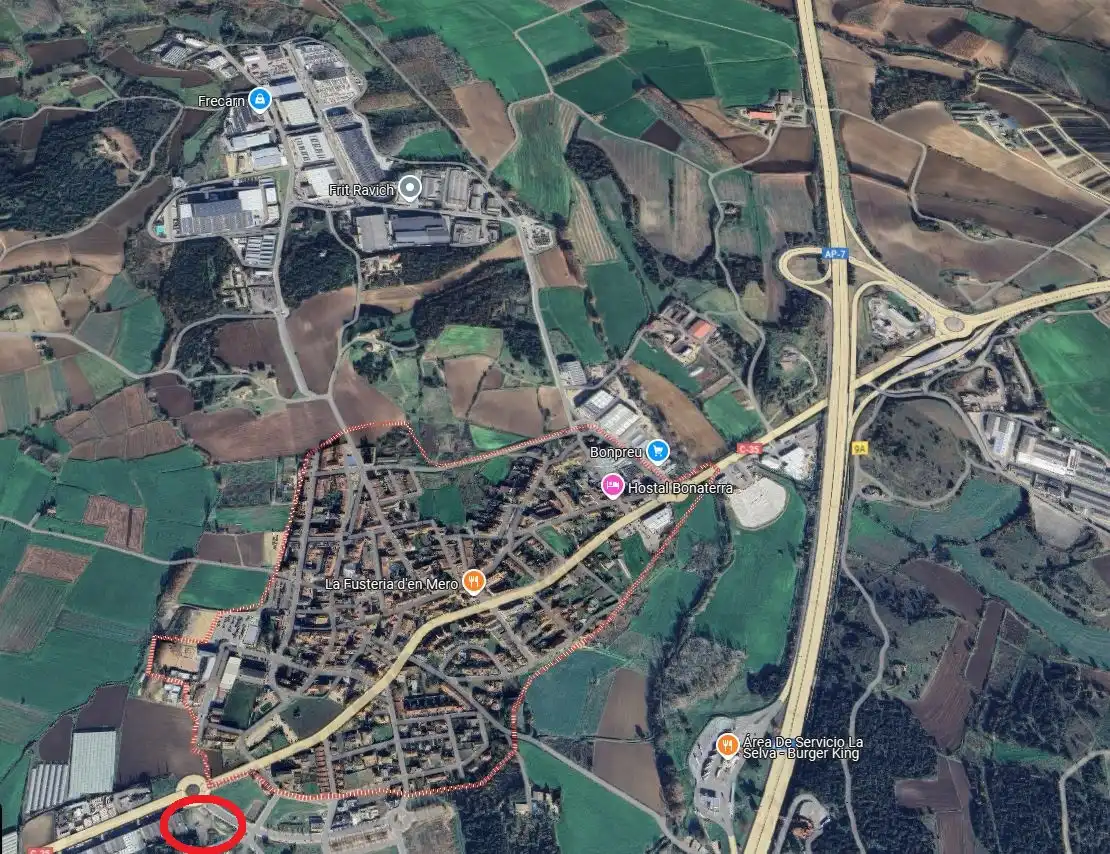 Außenansicht von Fabrik Grundstücke zur Miete in Maçanet de la Selva