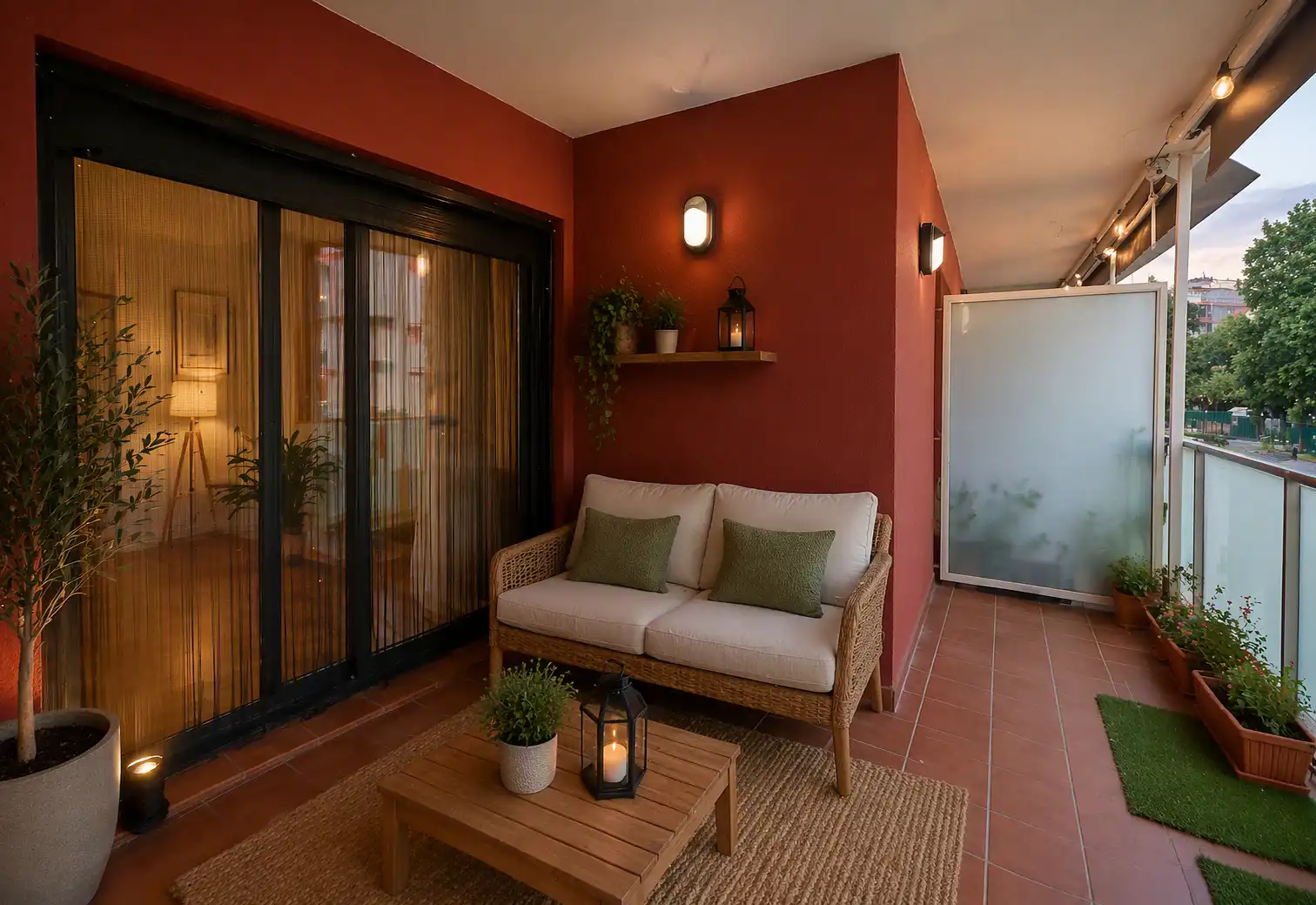 Balcony of Flat for sale in Sentmenat  with Heating, Parquet flooring and Terrace