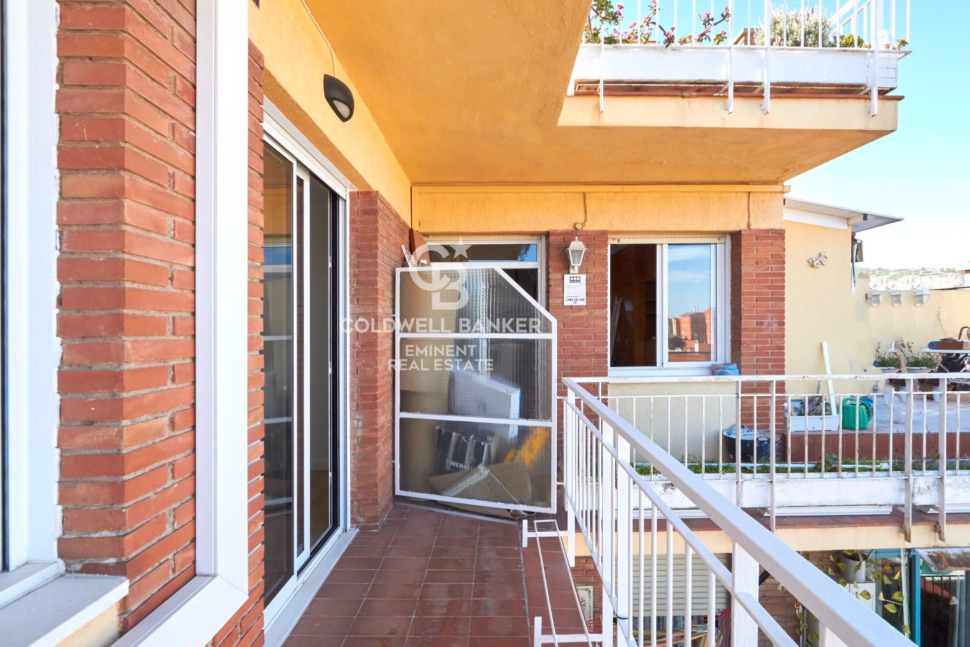 Balcony of Flat for sale in  Barcelona Capital  with Air Conditioner, Heating and Oven