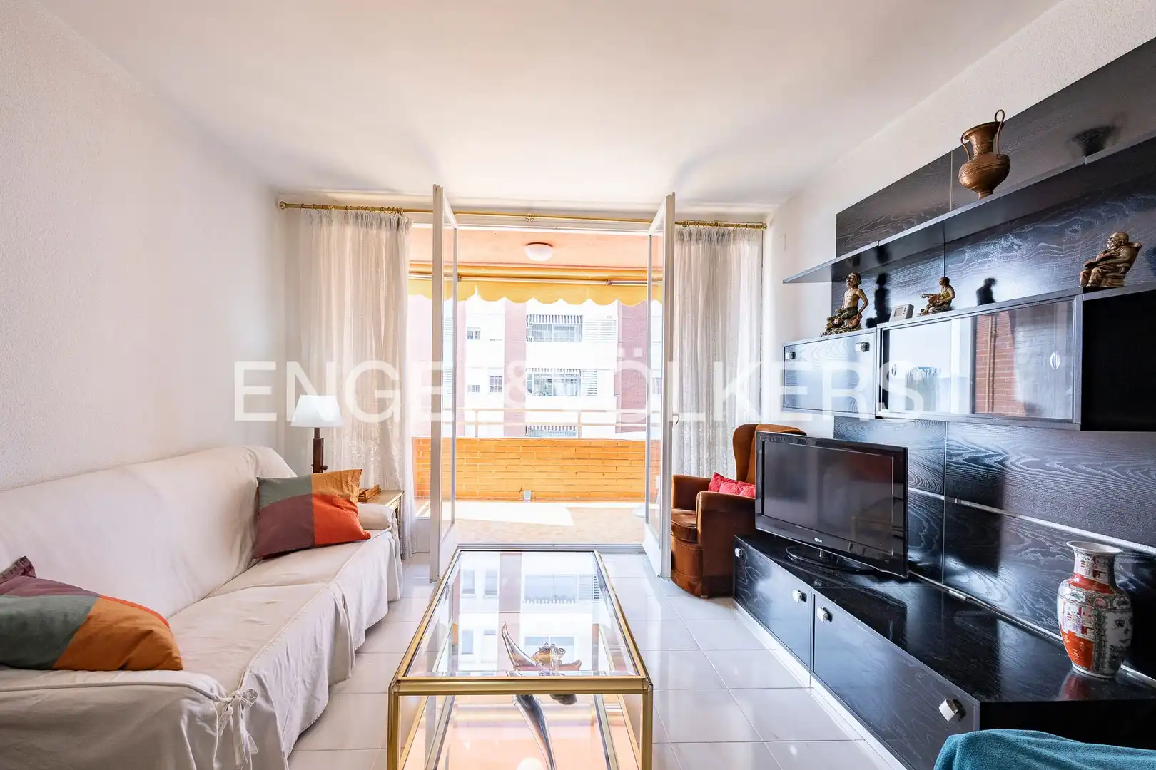 Living room of Flat for sale in Sant Joan Despí  with Heating and Terrace