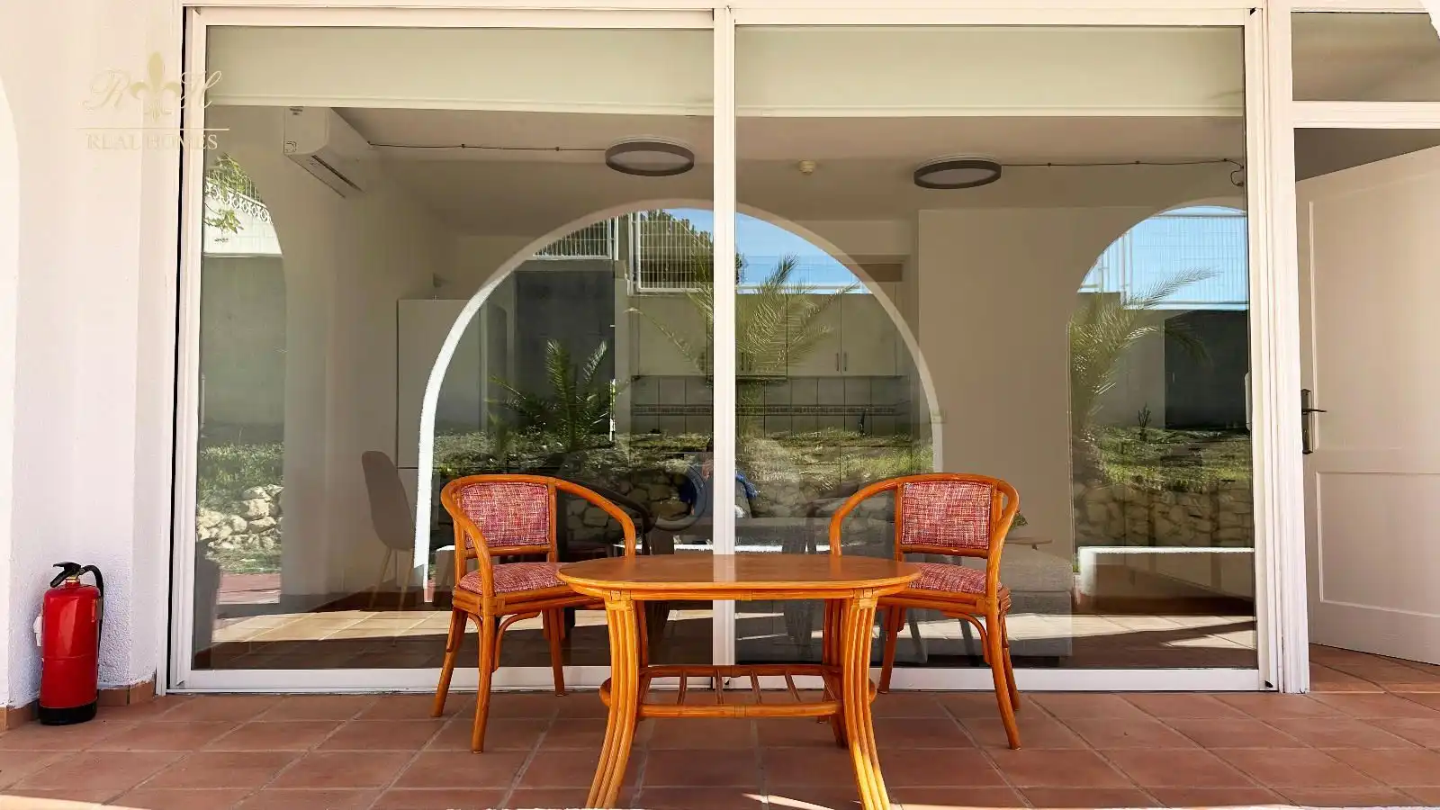 Terraza de Piso de alquiler en L'Alfàs del Pi con Aire acondicionado, Terraza y Piscina