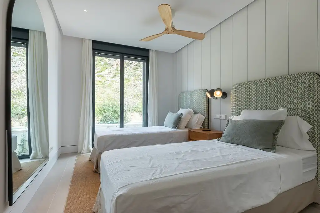Schlafzimmer von Wohnungen zum Verkauf in Pollença mit Klimaanlage, Heizung und Terrasse