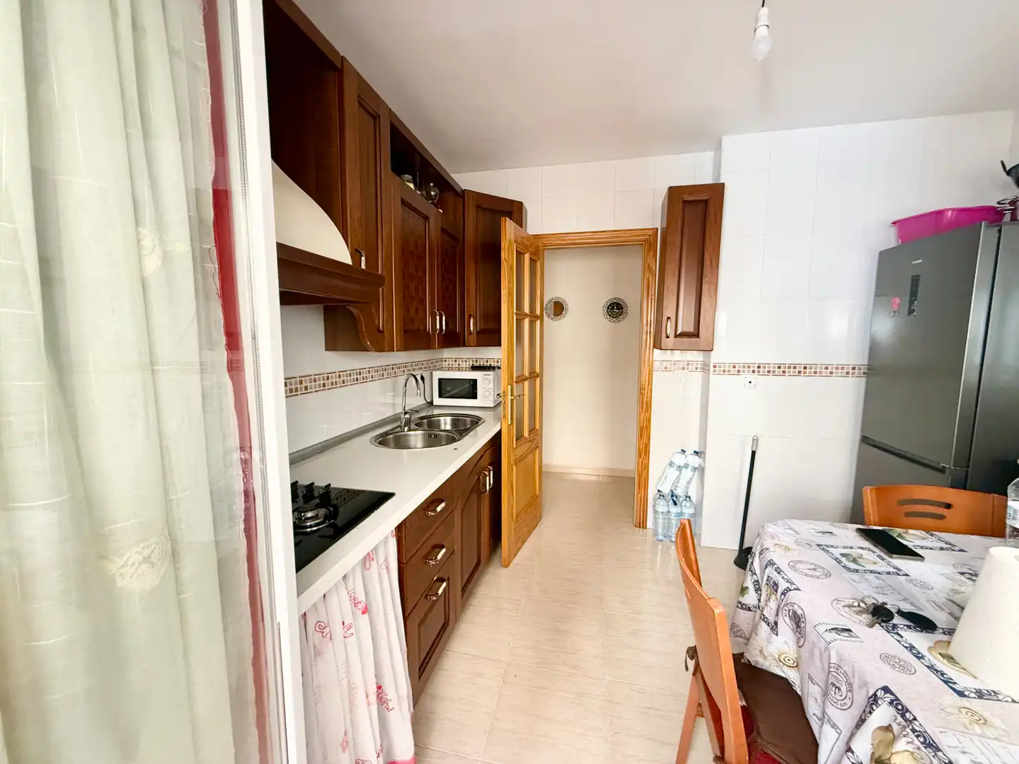 Kitchen of Flat for sale in Roquetas de Mar  with Terrace and Furnished