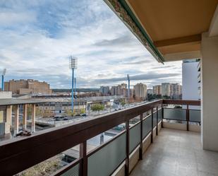 Balcony of Flat for sale in  Zaragoza Capital  with Heating, Terrace and Storage room