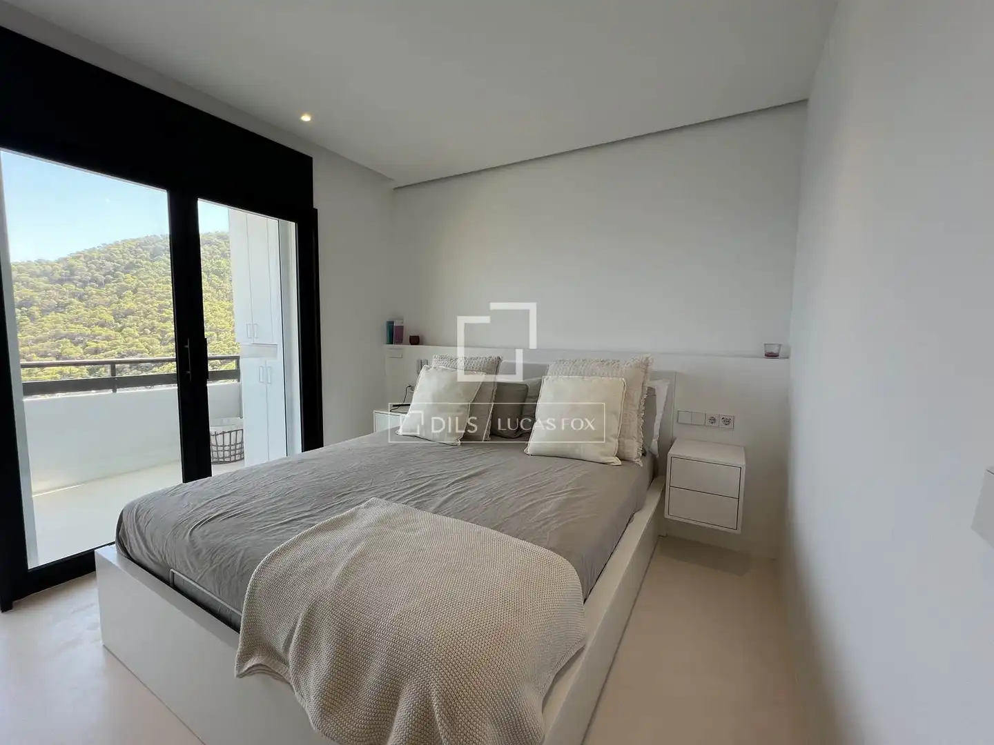 Bedroom of Flat for rent in Santa Eulària des Riu  with Air Conditioner, Furnished and Balcony