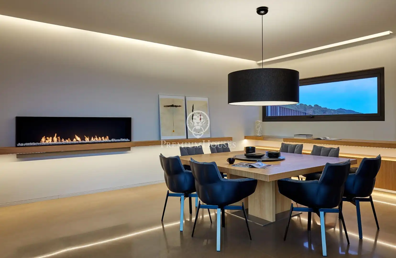 Comedor de Casa o chalet de alquiler en Lloret de Mar con Calefacción, Jardín privado y Piscina