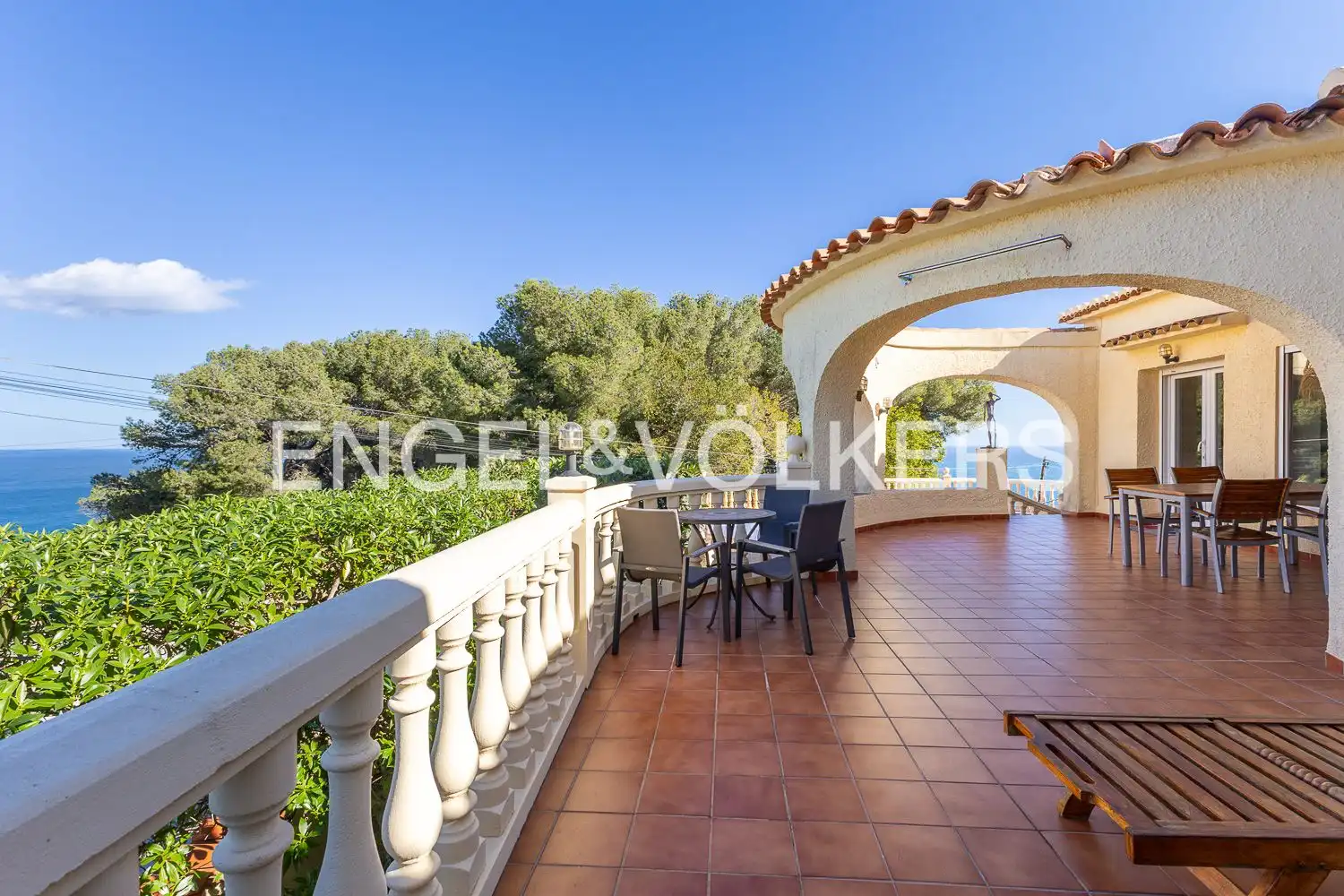 Terraza de Casa o chalet en venta en Jávea / Xàbia con Aire acondicionado, Calefacción y Jardín privado