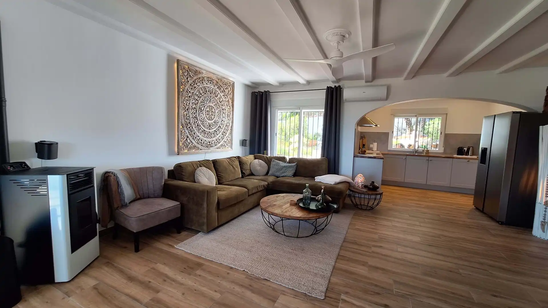 Living room of Houses for sale in Benidoleig  with Air Conditioner, Heating and Terrace