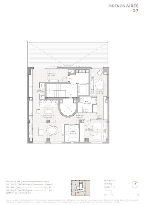 Ático en venta en  Valencia Capital con Aire acondicionado, Calefacción y Parquet