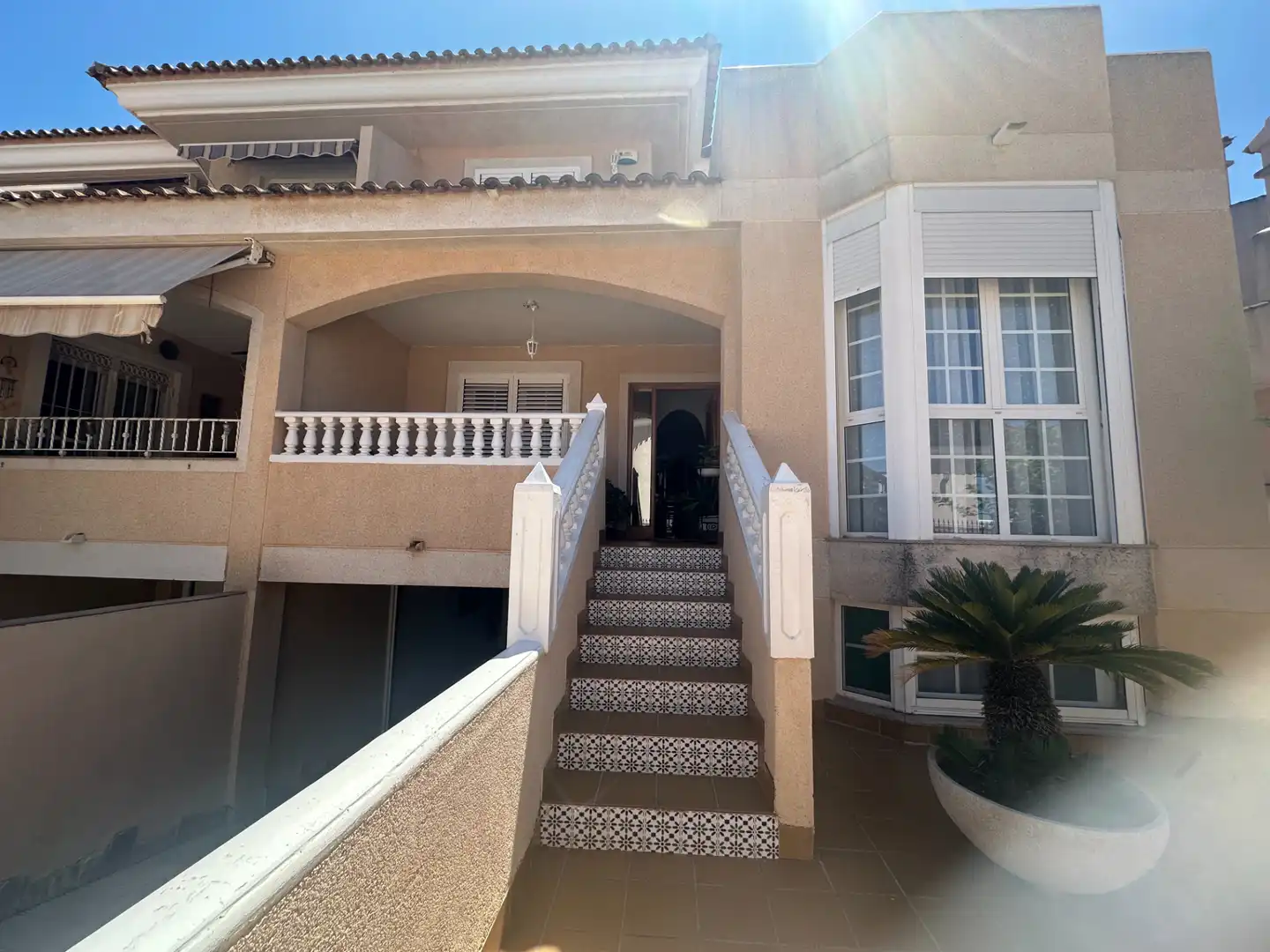 Vista exterior de Casa adosada en venta en Cartagena con Aire acondicionado, Jardín privado y Terraza