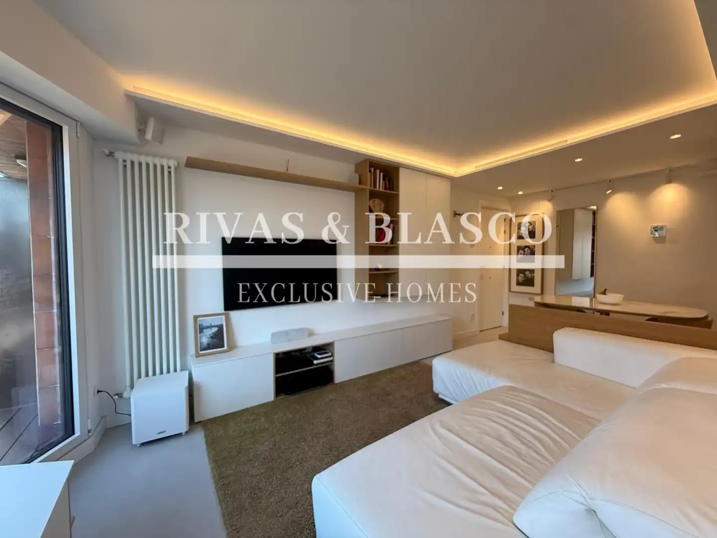 Sala de estar de Apartamento de alquiler en Donostia - San Sebastián  con Calefacción, Terraza y Amueblado