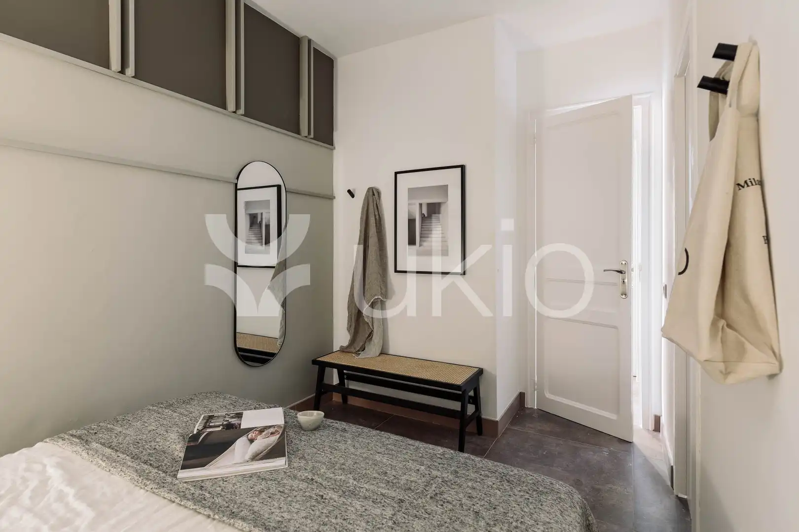 Habitación de Apartamento de alquiler en Barcelona con Aire acondicionado, Calefacción y Amueblado