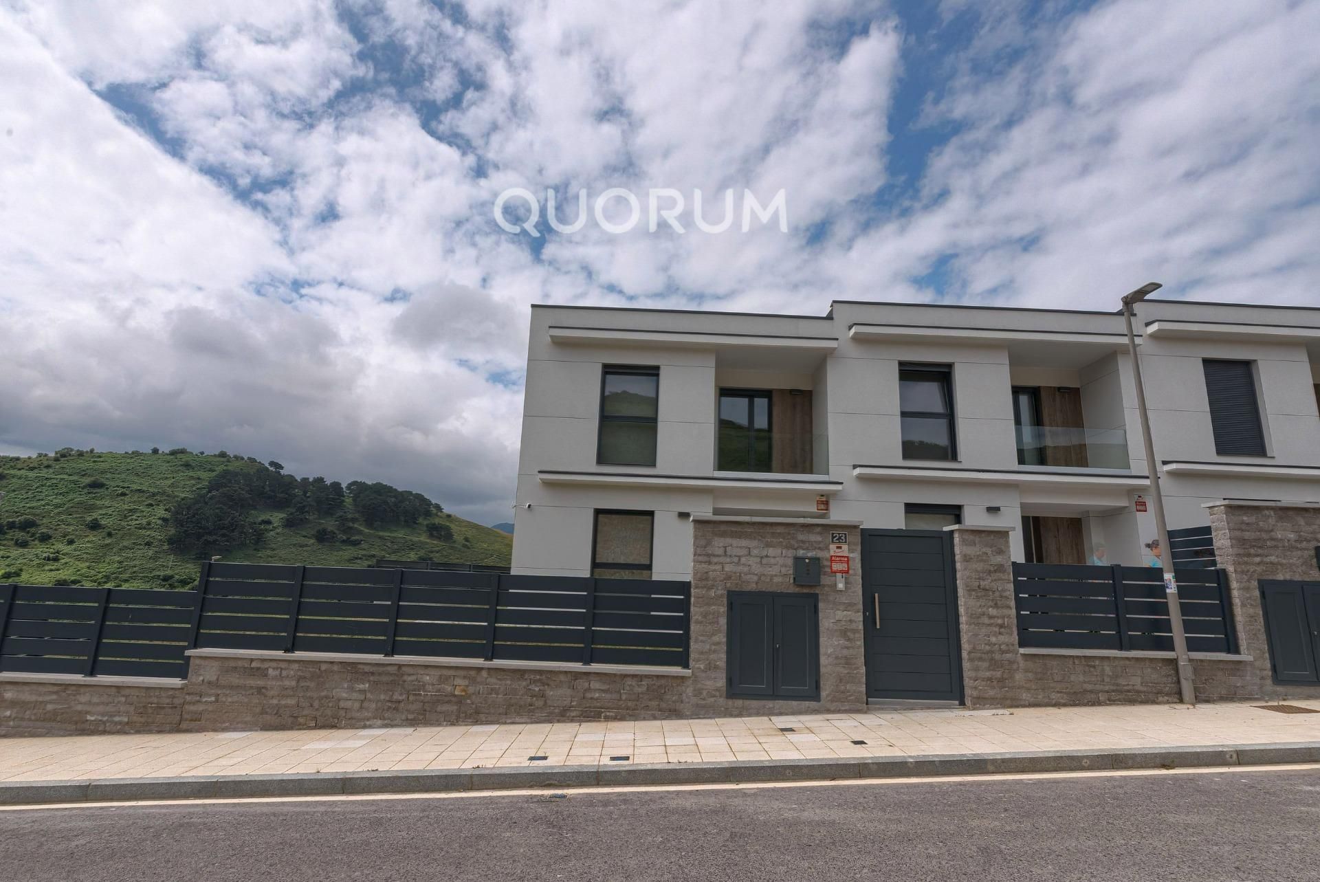 Exterior view of Single-family semi-detached to rent in Zierbena  with Heating, Private garden and Terrace