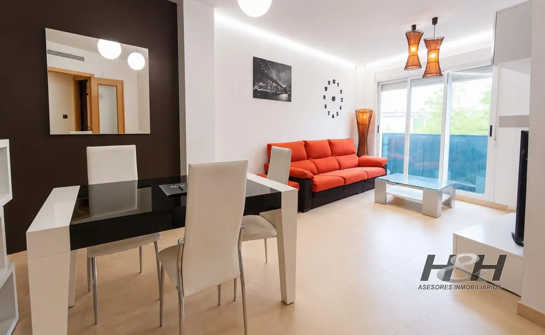 Sala de estar de Piso en venta en Benaguasil con Aire acondicionado, Calefacción y Terraza