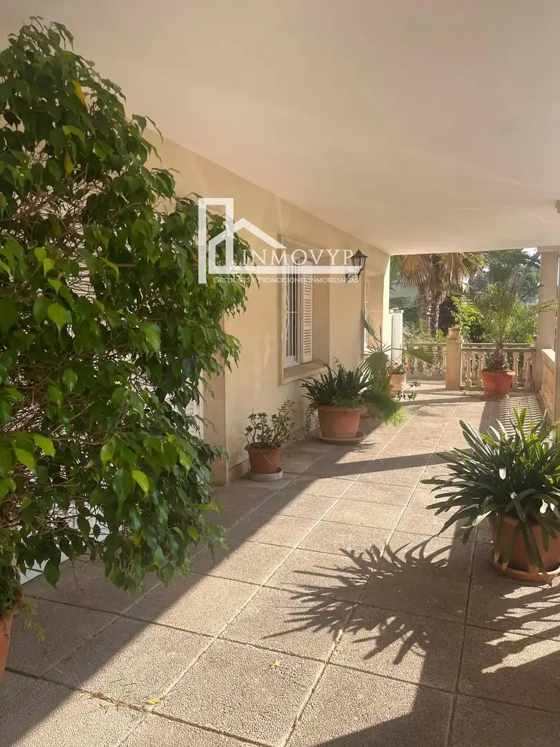 Außenansicht von Haus oder Chalet zur Miete in  Palma de Mallorca mit Klimaanlage und Privatgarten