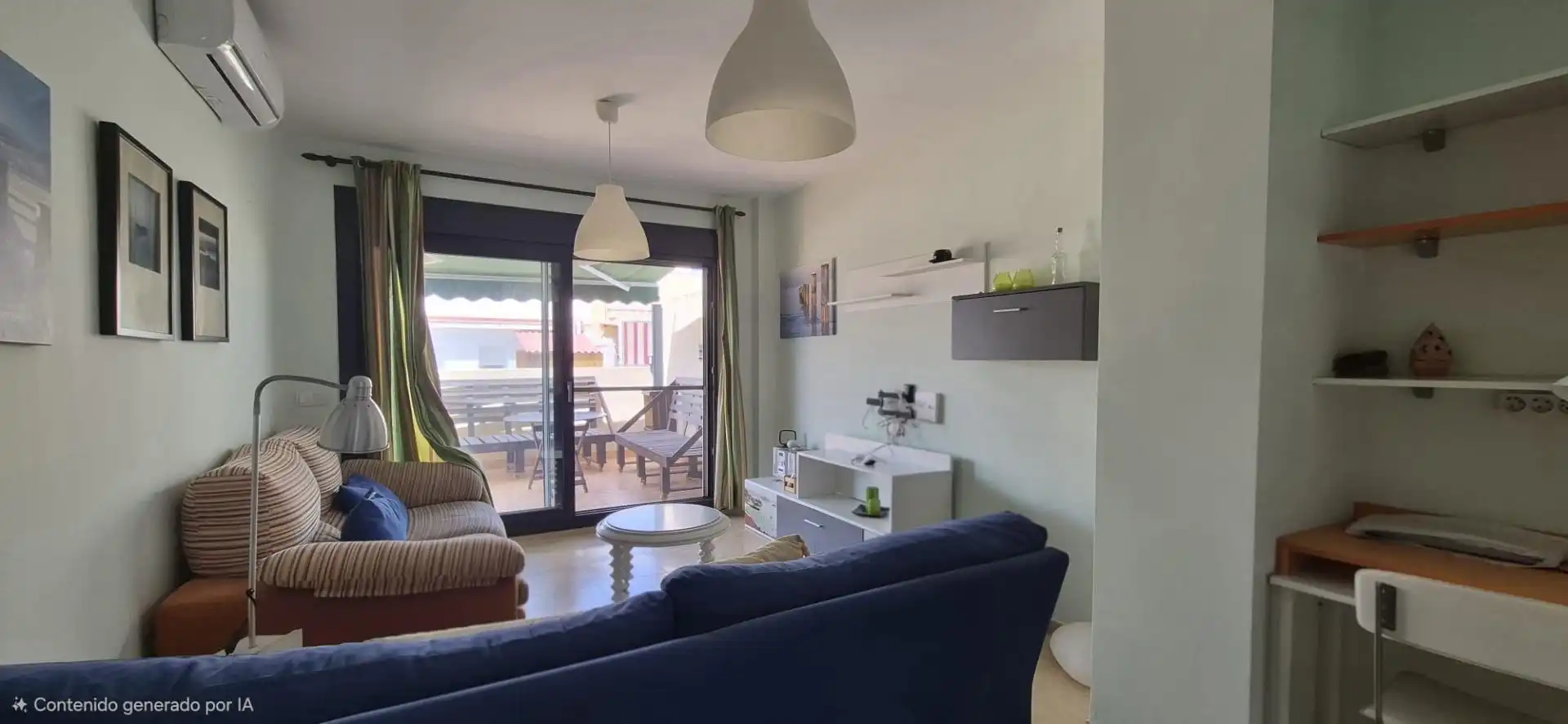 Sala de estar de Ático en venta en El Ejido con Aire acondicionado, Terraza y Trastero