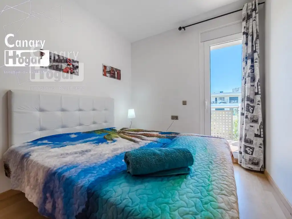 Dormitori de Casa o xalet de lloguer en Adeje amb Calefacció, Balcó i Piscina comunitària