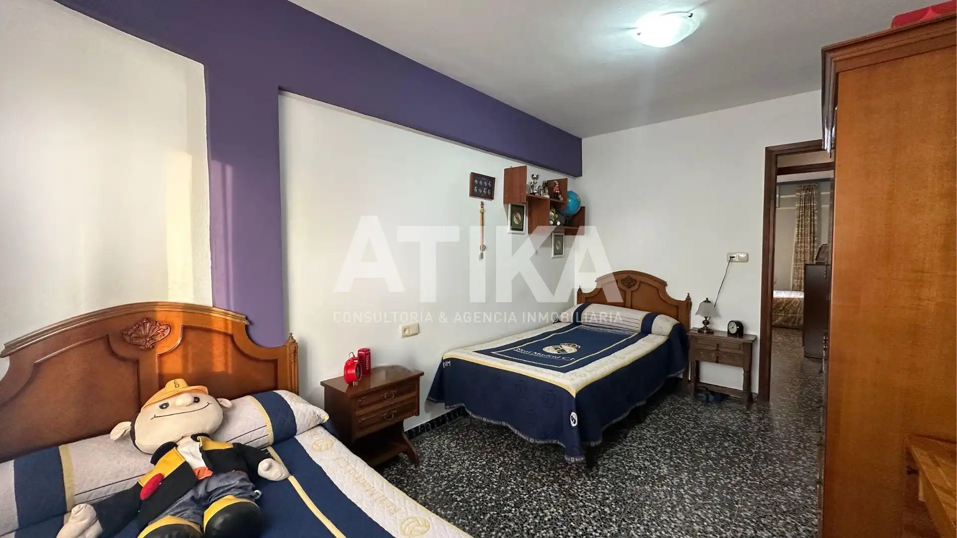 Schlafzimmer von Wohnung zum Verkauf in Ontinyent mit Klimaanlage, Heizung und Terrasse