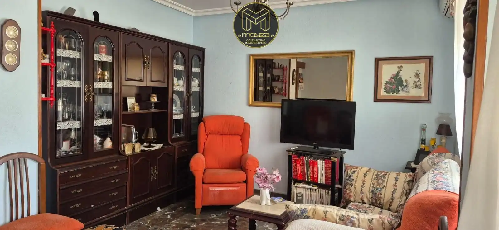 Sala de estar de Planta baja en venta en Linares con Aire acondicionado, Terraza y Amueblado