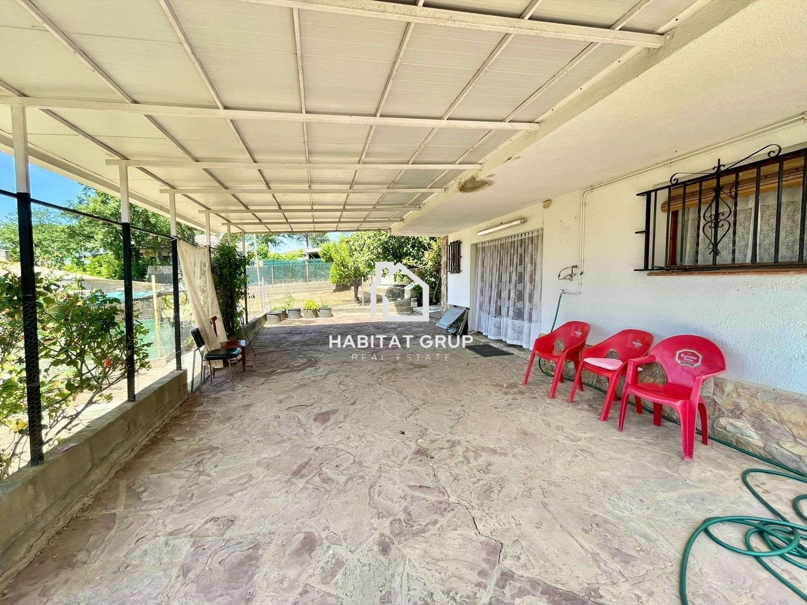 Exterior view of House or chalet for sale in Caldes de Malavella  with Air Conditioner, Private garden and Terrace