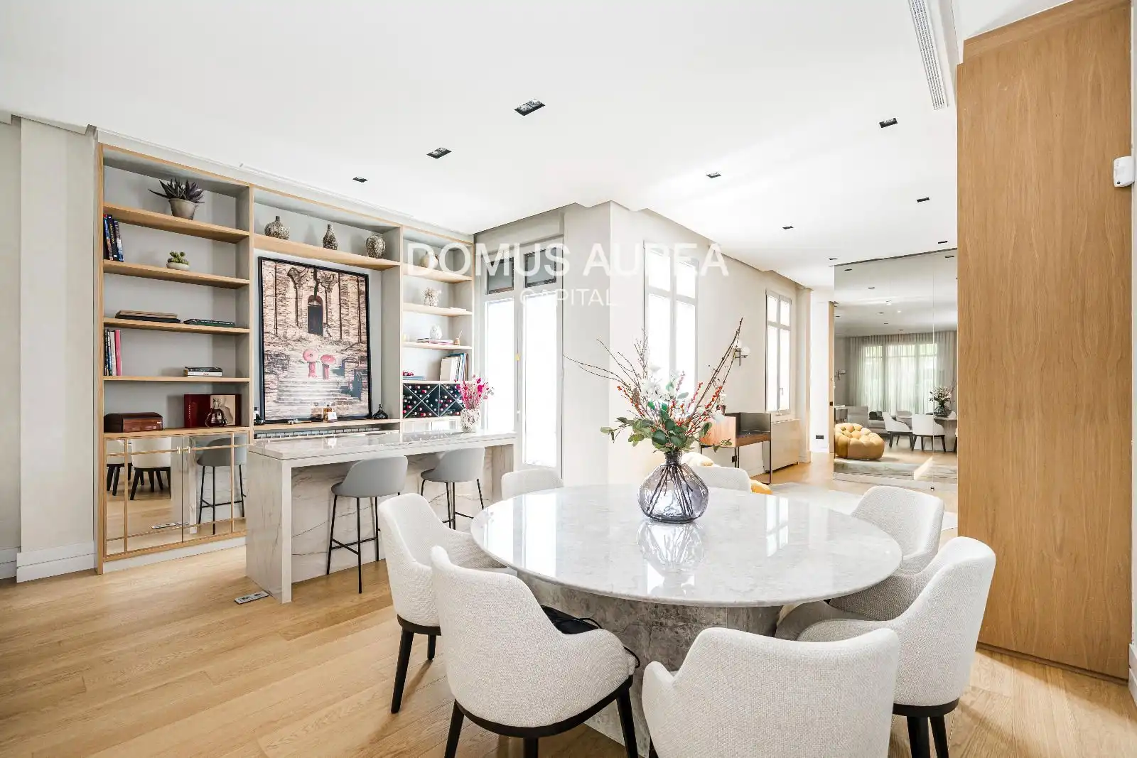 Dining room of Flat for rent in Madrid  with Air Conditioner, Storage room and Furnished