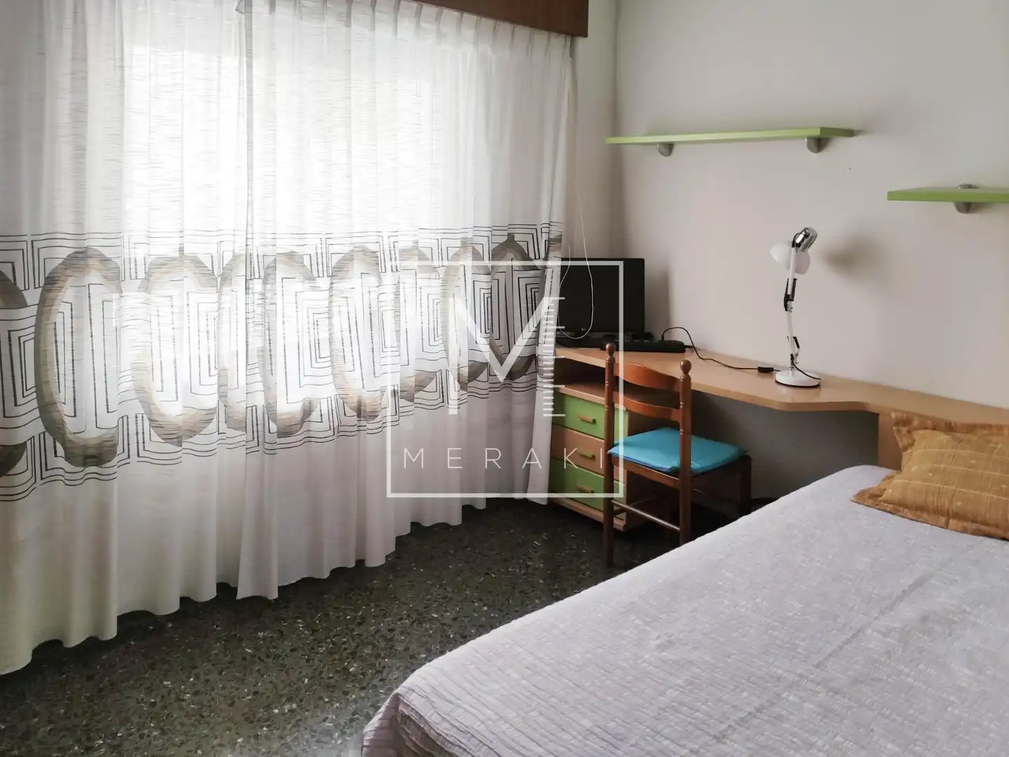 Schlafzimmer von Wohnung zur Miete in Albacete mit Klimaanlage, Heizung und Terrasse
