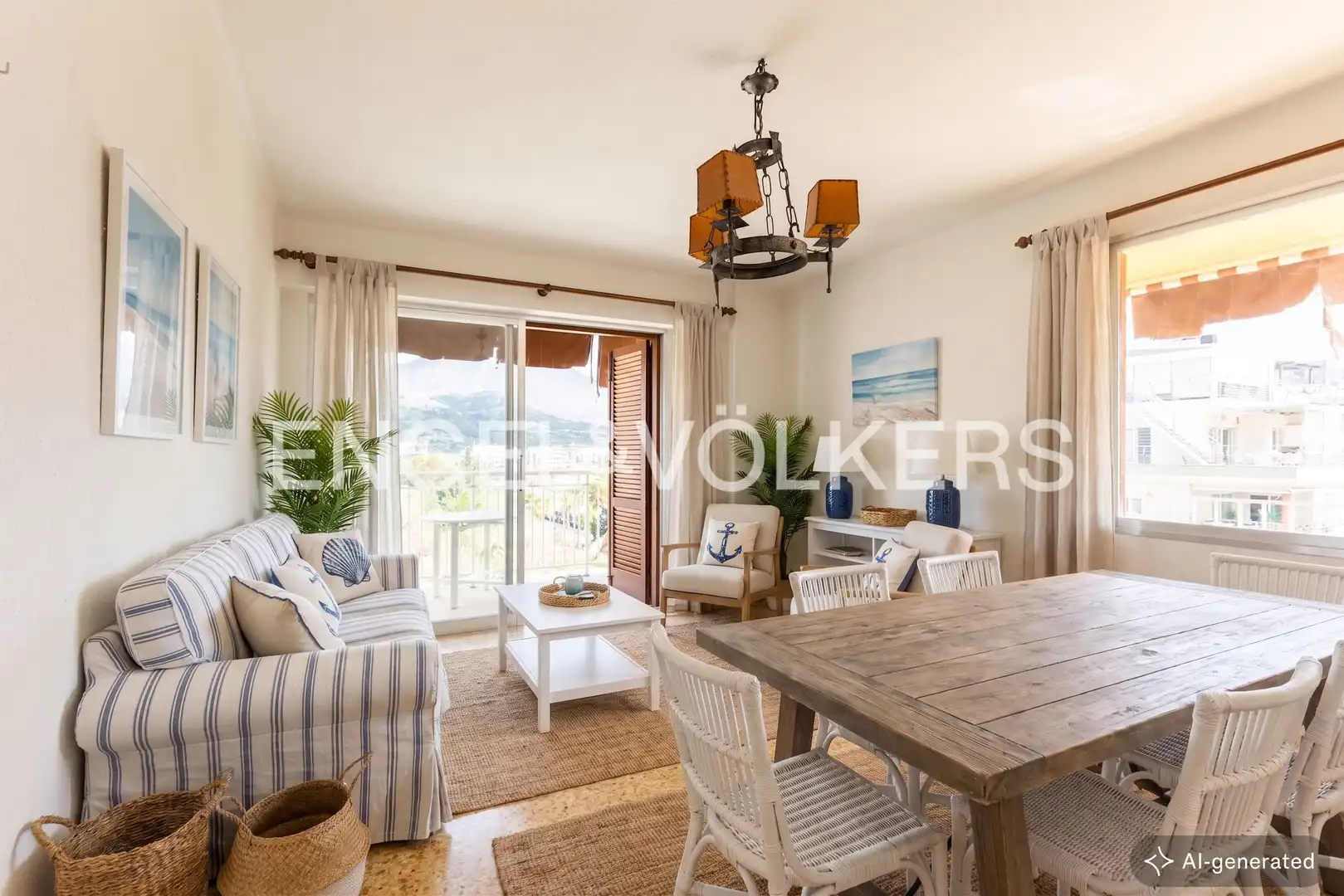 Living room of Flat for sale in Benicasim / Benicàssim  with Heating, Private garden and Terrace