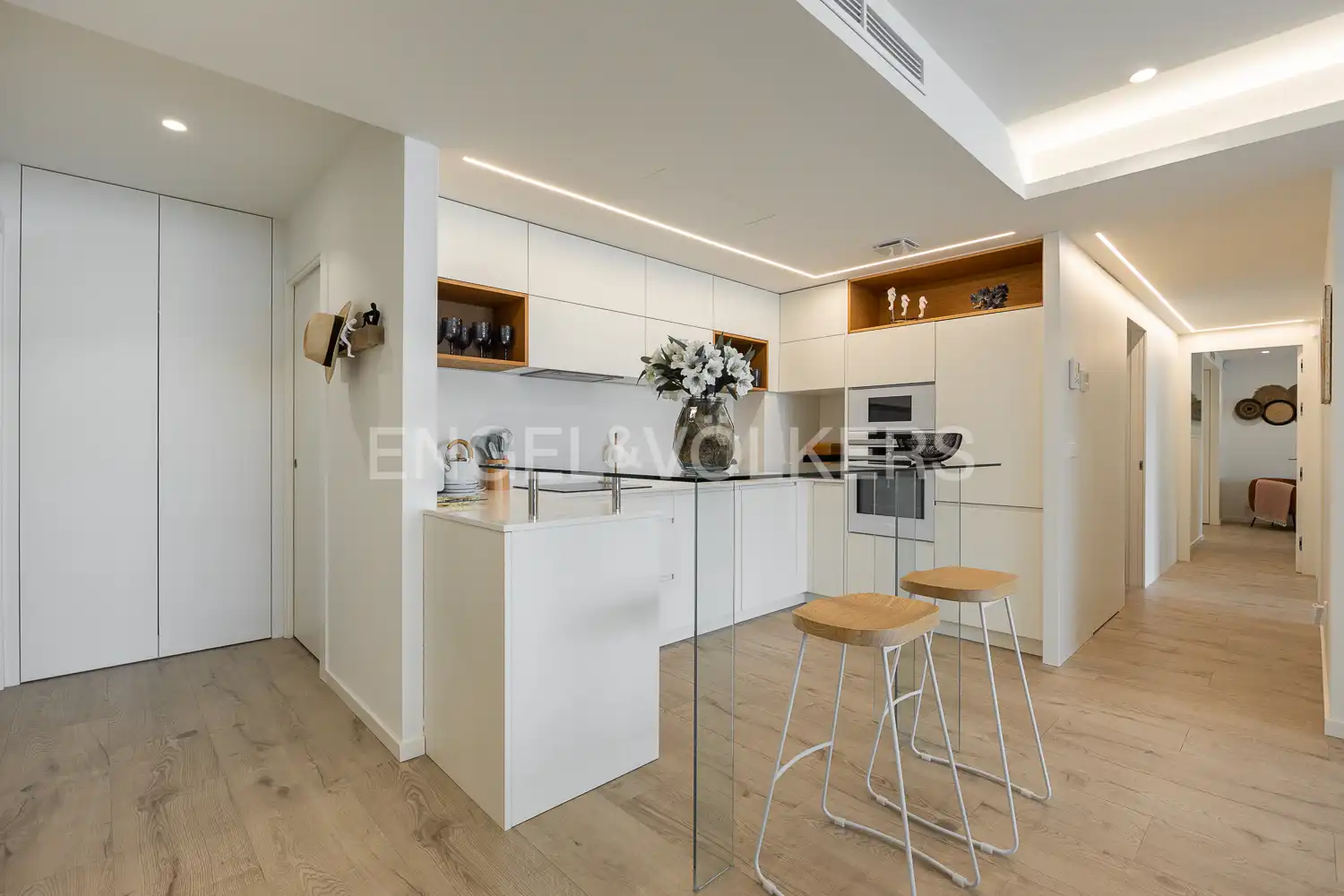 Kitchen of Flat for sale in Pedreguer  with Air Conditioner, Heating and Private garden