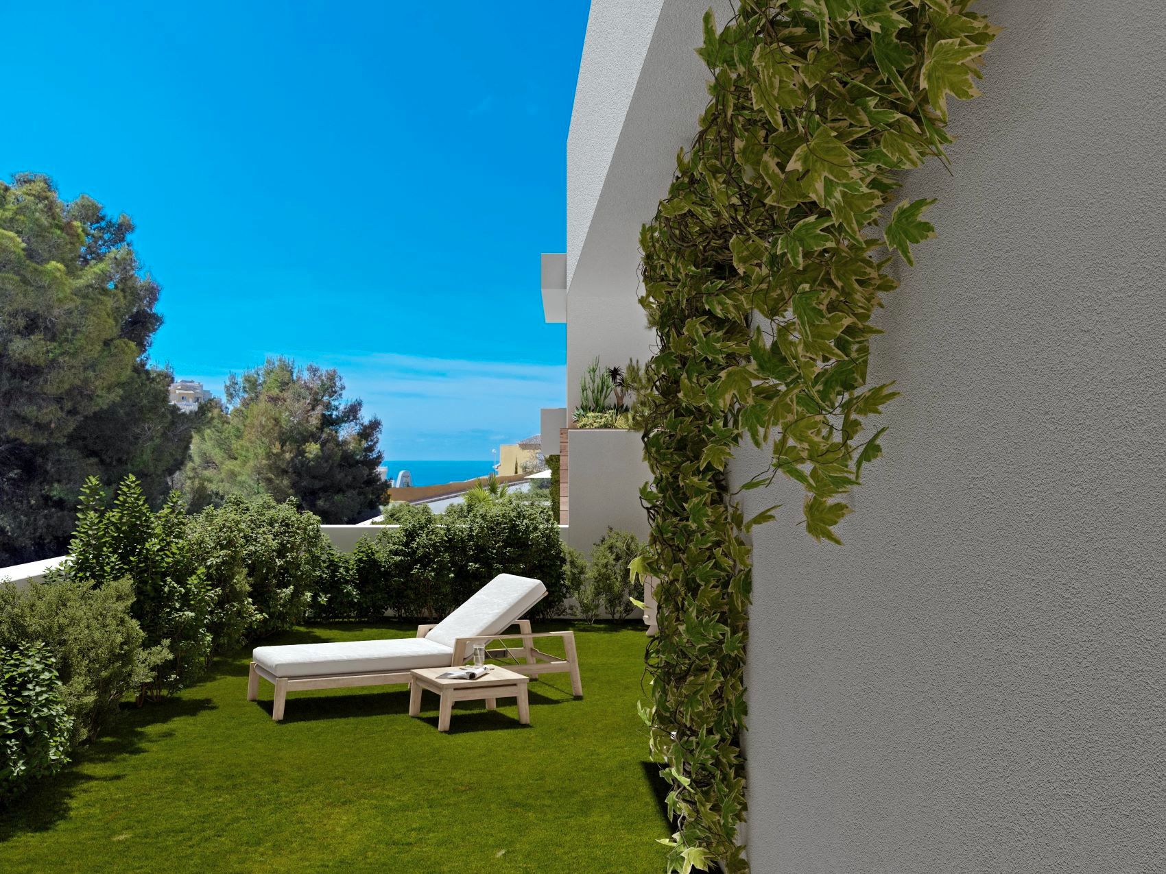 Garden of Apartment for sale in Benitachell / El Poble Nou de Benitatxell  with Air Conditioner, Heating and Private garden