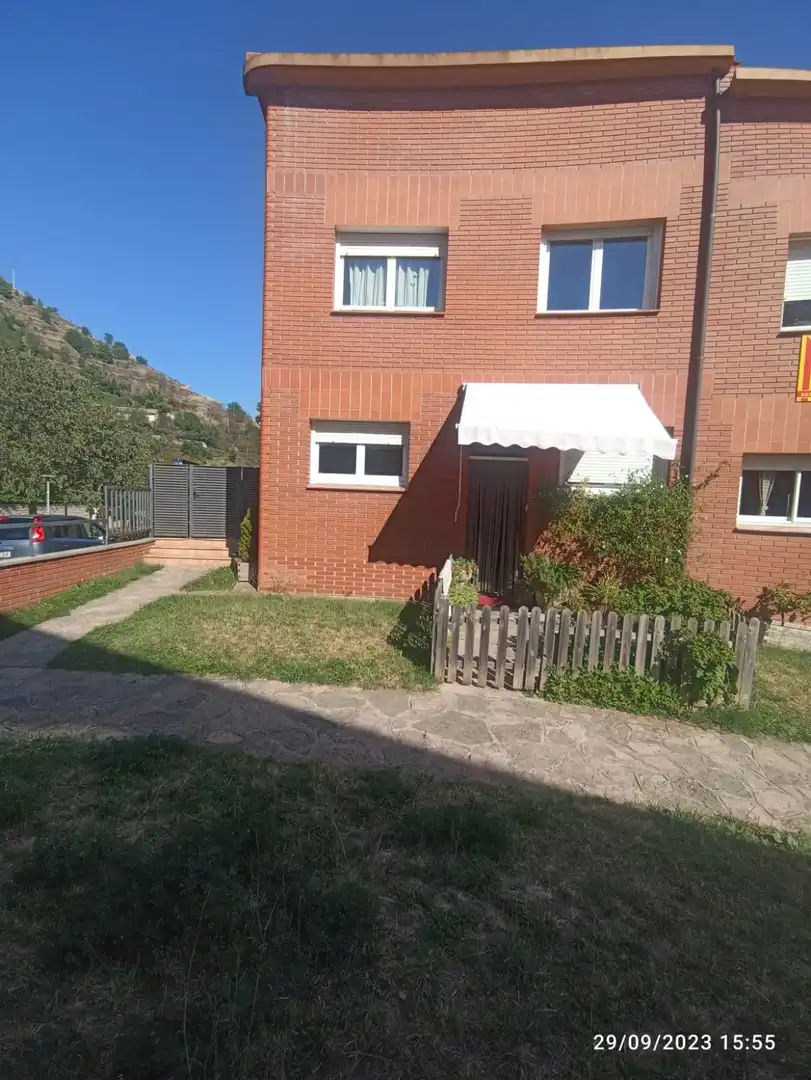 Garden of Houses for sale in Berga  with Private garden, Parquet flooring and Balcony