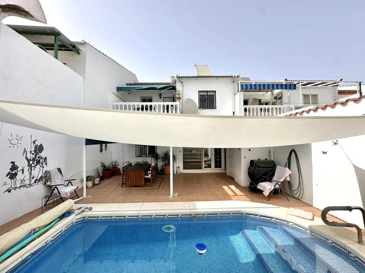 Piscina de Casa adosada en venta en Humilladero con Aire acondicionado, Terraza y Trastero