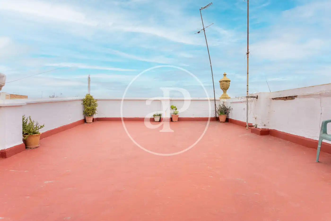 Terrace of Flat for sale in Valencia  with Heating, Terrace and Balcony