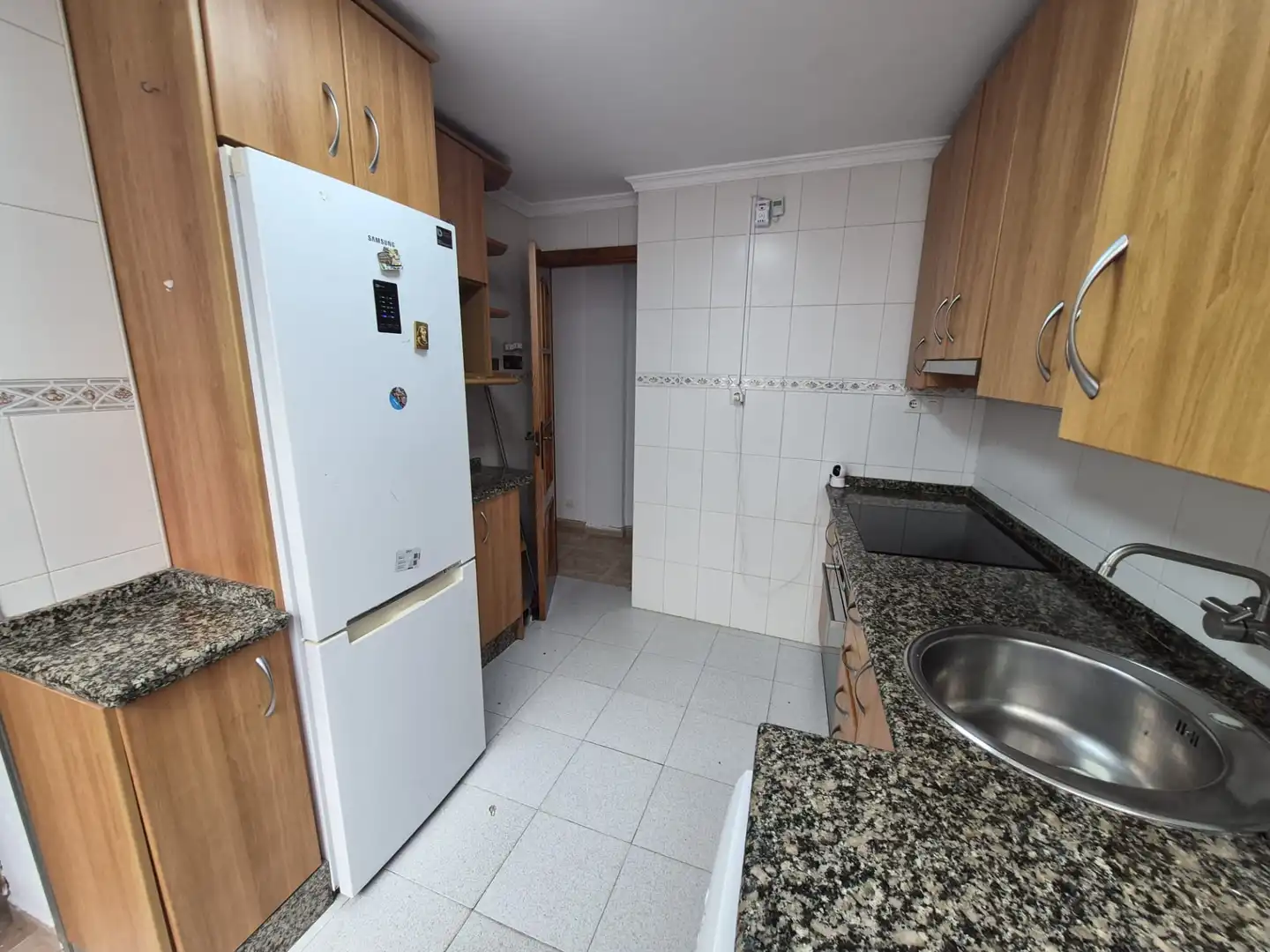Cuina de Pis de lloguer en Málaga amb Aire condicionat, Calefacció i Moblat