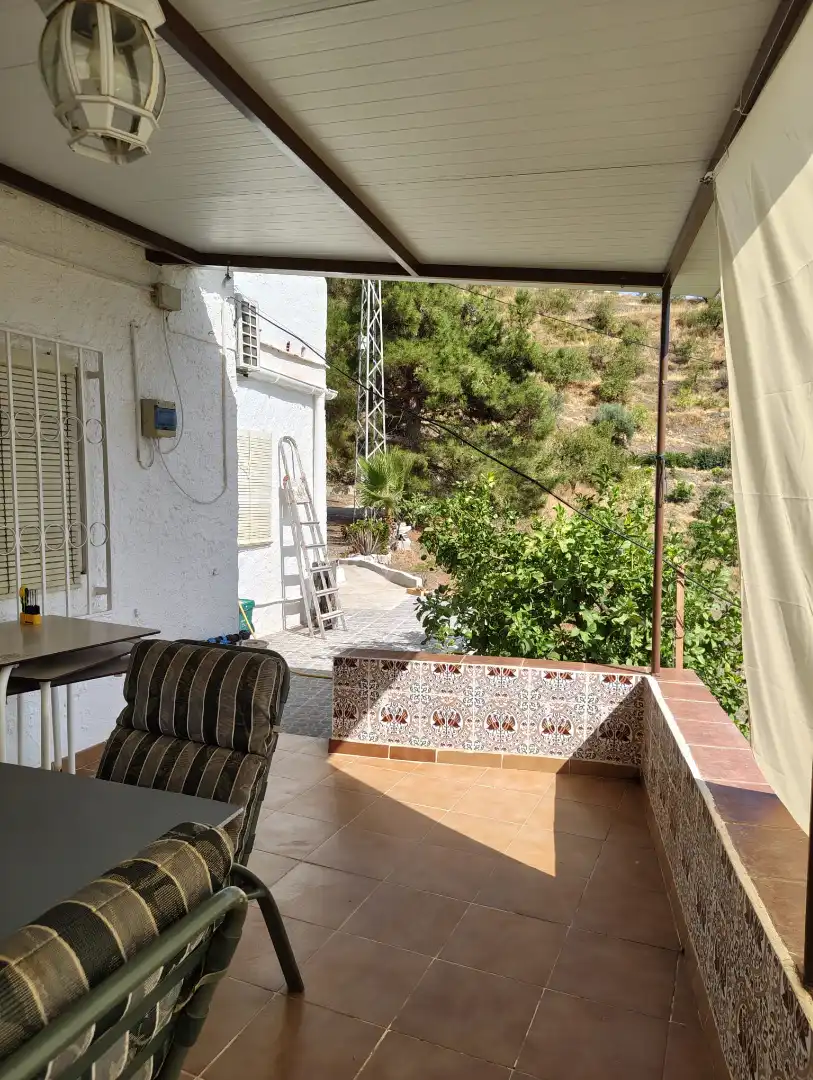 Terrace of Country homes for sale in Almáchar  with Air Conditioner, Heating and Private garden