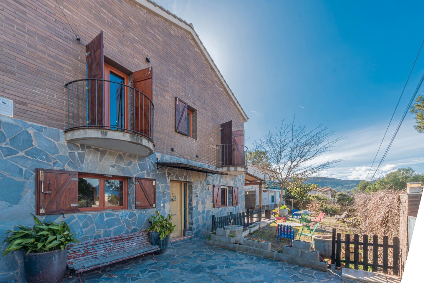 Exterior view of House or chalet for sale in Vacarisses  with Heating, Private garden and Parquet flooring