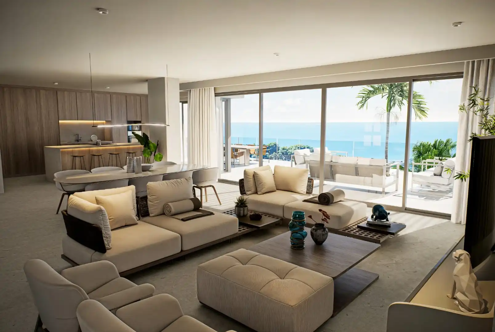 Living room of Houses for sale in Altea  with Air Conditioner, Private garden and Terrace