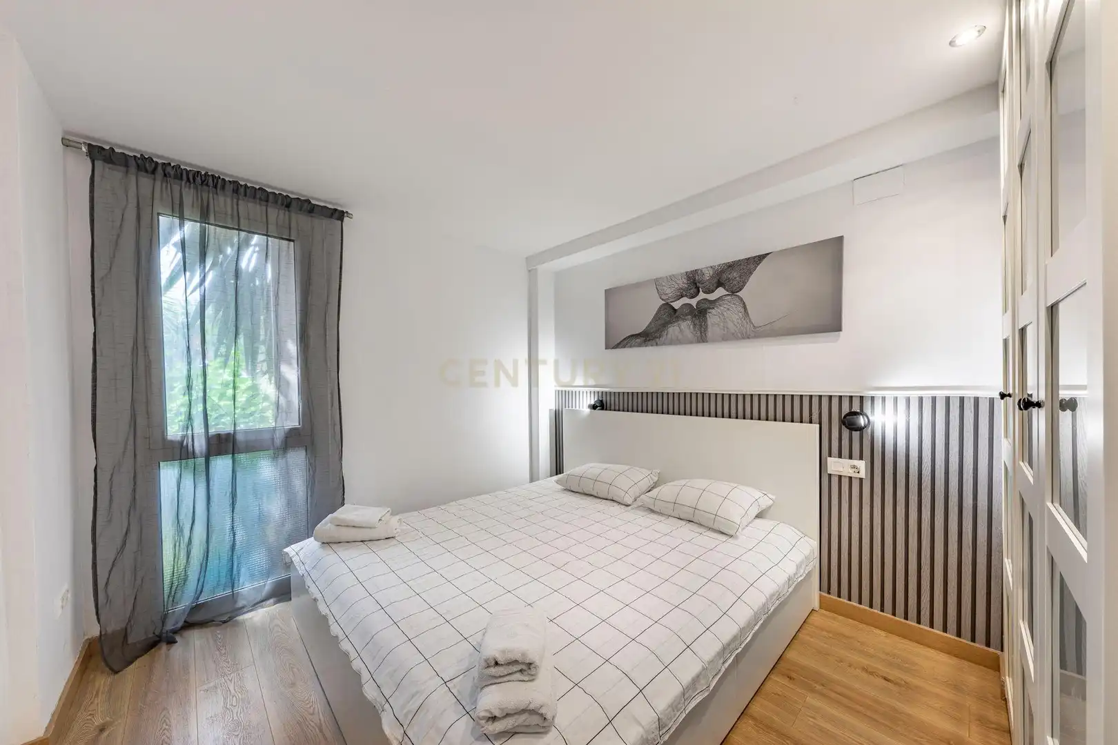 Dormitori de Apartament en venda en Sant Pere de Ribes amb Aire condicionat, Jardí privat i Balcó