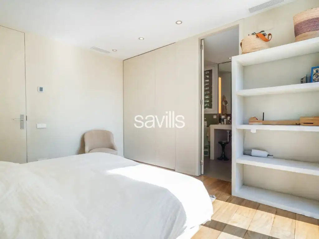 Schlafzimmer von Haus oder Chalet zur Miete in Esplugues de Llobregat mit Privatgarten, Terrasse und Schwimmbad