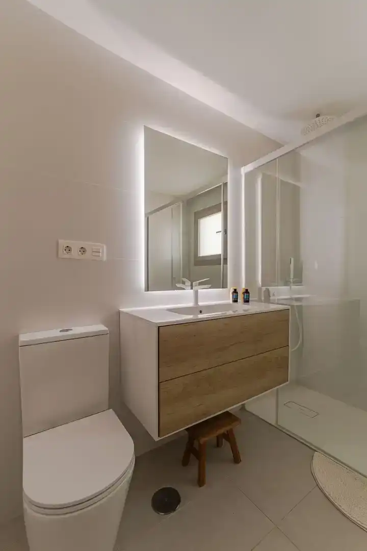 Baño de Casa o chalet en venta en Torremolinos con Aire acondicionado, Jardín privado y Parquet