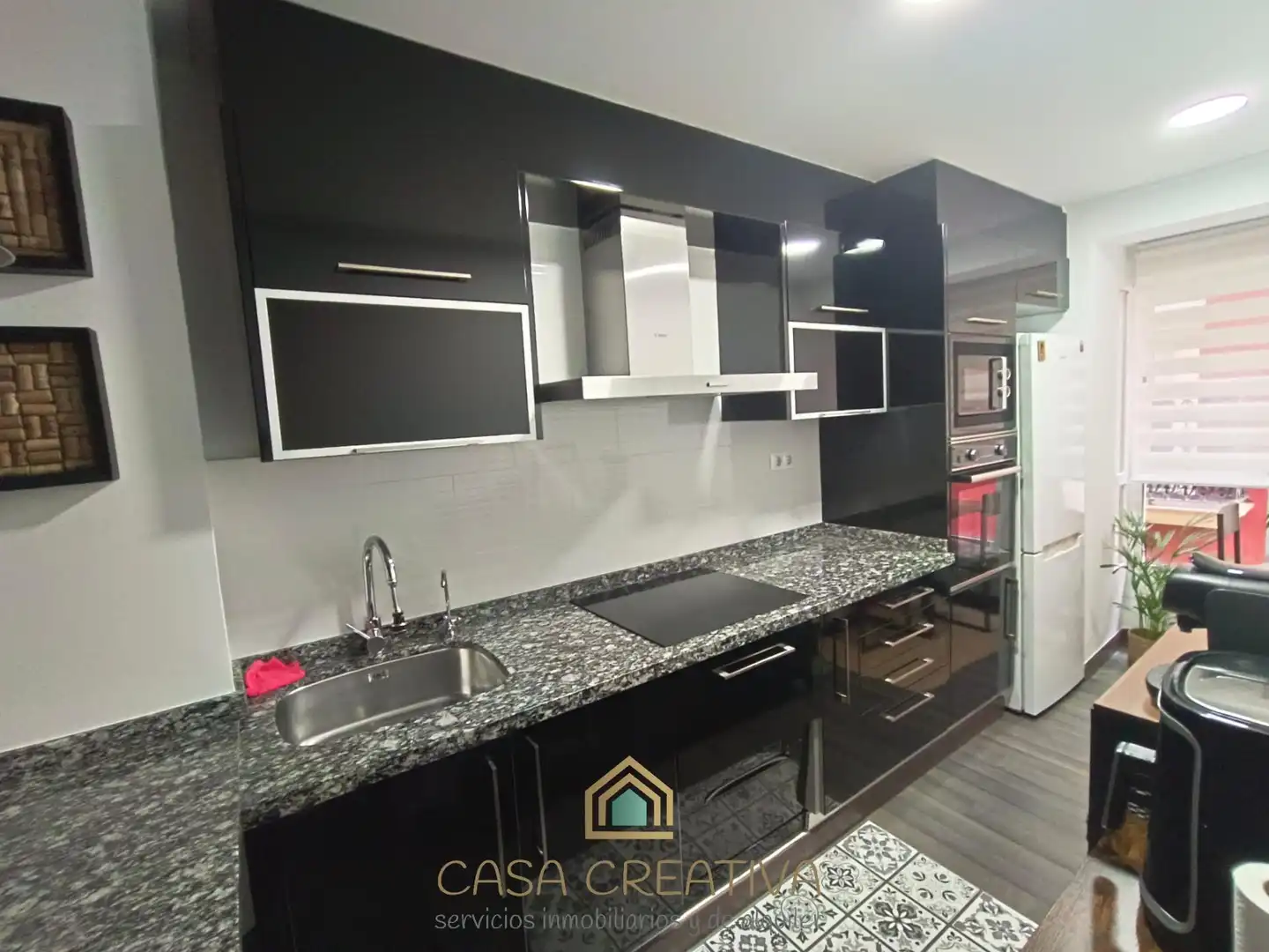 Kitchen of Flat for sale in Alzira  with Air Conditioner, Heating and Furnished