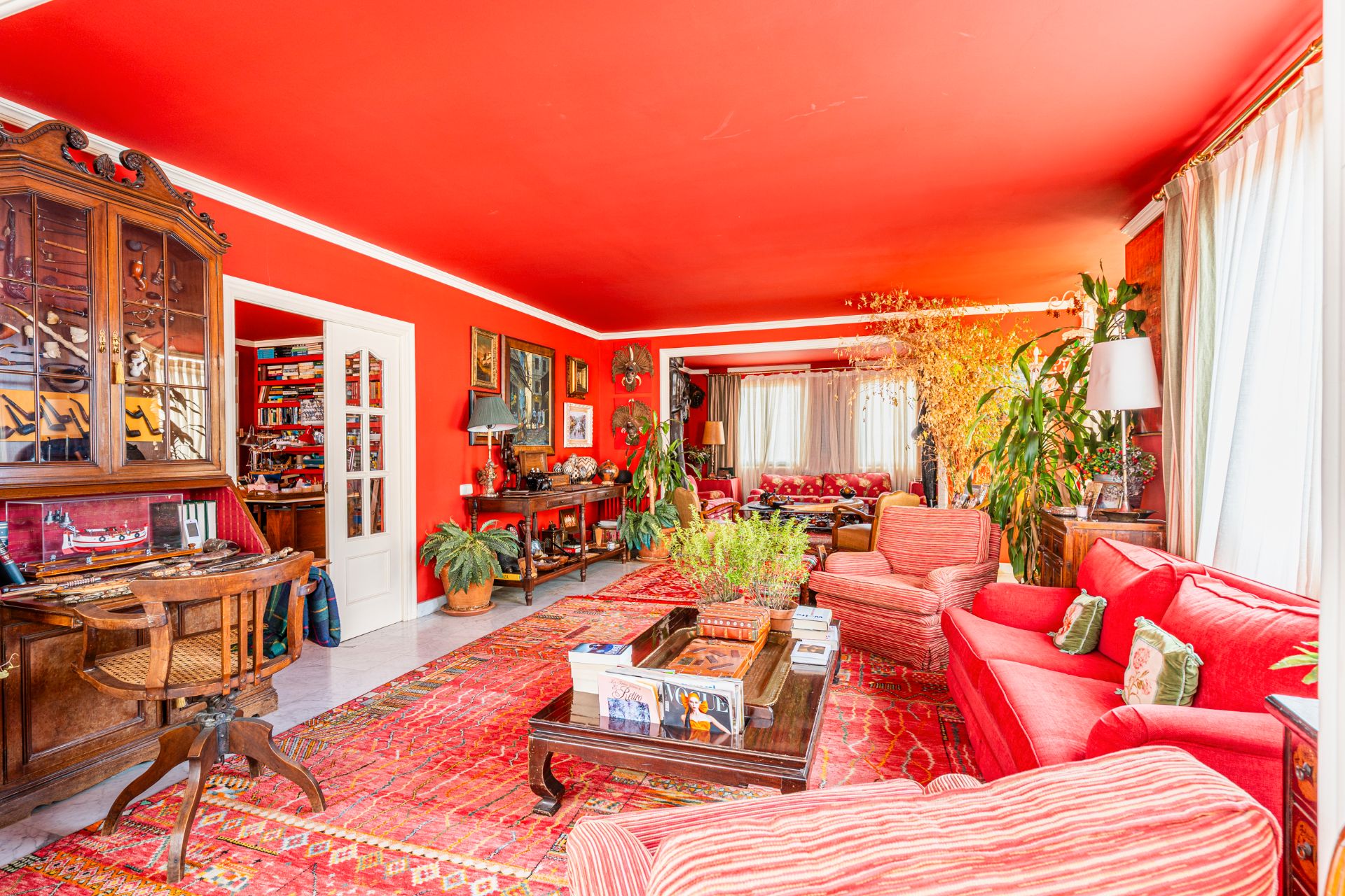 Sala d'estar de Casa adosada en venda en Las Rozas de Madrid amb Aire condicionat, Calefacció i Jardí privat