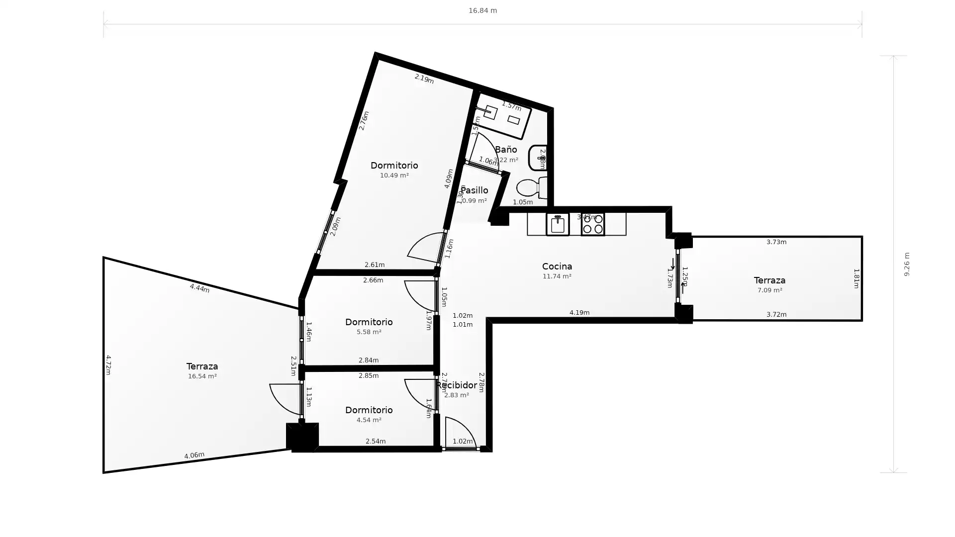 Flat for rent in Entrevías