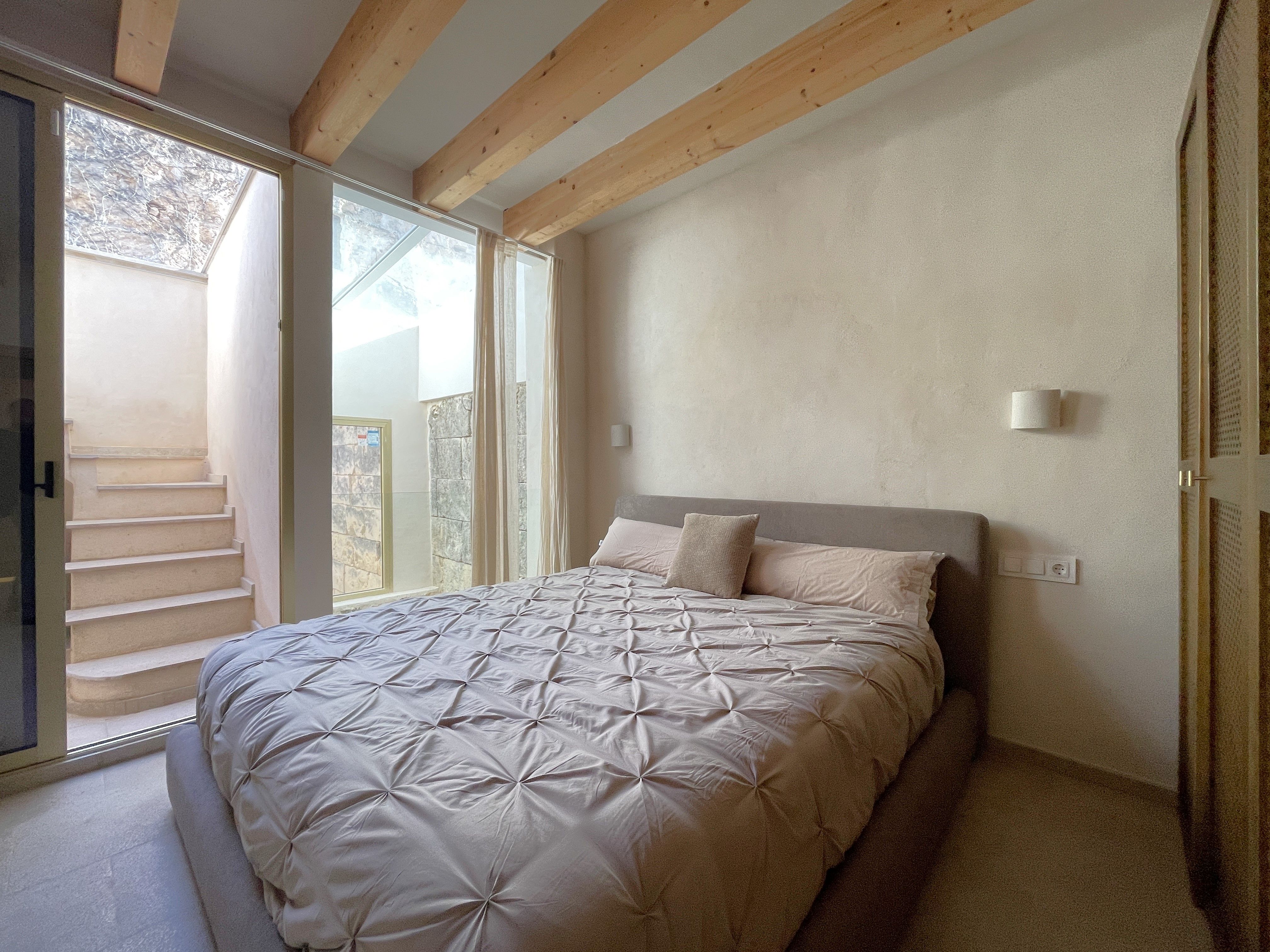 Bedroom of Single-family semi-detached for sale in Sa Pobla  with Air Conditioner and Swimming Pool